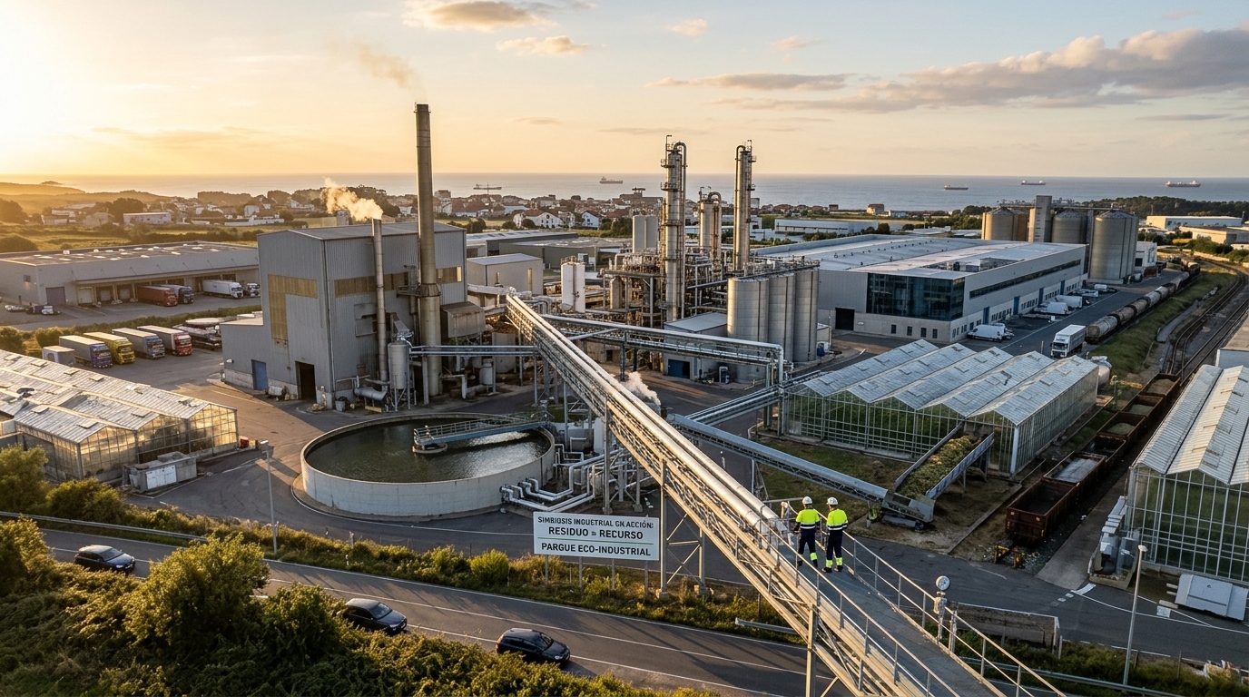 Simbiosis industrial: cuando el residuo de una empresa se convierte en recurso para otra